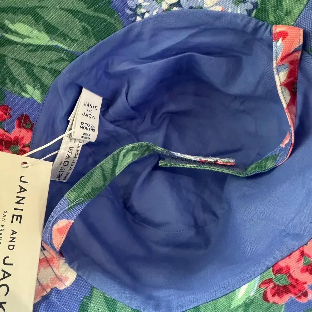 Janie and Jack Floral Sunhat